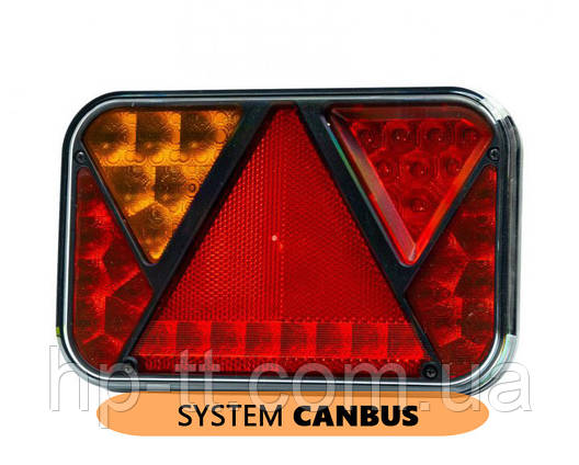 Ліхтар задній Fristom лівий 6 функцій FT-270 L TB LED O PM BAJONET 5PIN, фото 1