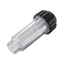 Фільтр тонкого очищення для мийок високого тиску, різьба - 3/4" INTERTOOL DT-1580