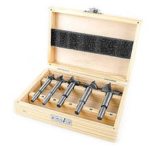 Набір фрез Форстнера, 5 шт INTERTOOL HT-0074 15; 20; 25; 30; 35 мм