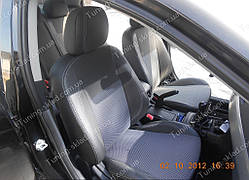 Чохли на сидіння Міцубісі Лансер Х Спортбек (чохли з екошкіри Mitsubishi Lancer X Sportback стиль Premium)