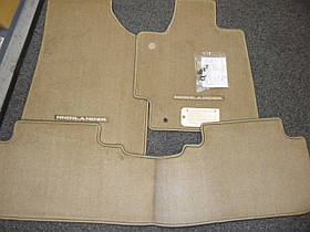 Toyota Highlander 2008-2011 килимки бежеві велюрові передні задні нові оригінал