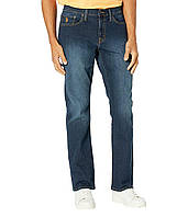 Джинсы U.S. POLO Stretch Slim Straight Five-Pocket Denim Blue, оригінал. Доставка від 14 днів