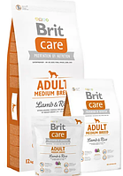 Brit Care Adult Medium Breed Lamb & Rice, 12 кг. Брит корм с ягненком и рисом для собак средних пород. 509928