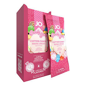 Набір лубрикантів Foil Display Box — JO H2O Lubricant — Cotton Candy — 12 x 10ml 777Shop.com.ua