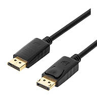 Кабель DisplayPort-DisplayPort ProLogix V1.2 1m (PR-DP-DP-P-03-30-1m) Black