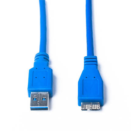 Кабель USB-MicroUSB-B ProLogix Blue 1.8m (PR-USB-P-12-30-18m), фото 3
