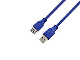 Кабель USB-USB 3.0 ProLogix AM/AF Blue 1.8m (PR-USB-P-11-30-18m)
