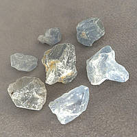 Камень натуральный необработанный Аквамарин цена за 1 шт (~15мм) вес 5-12г
