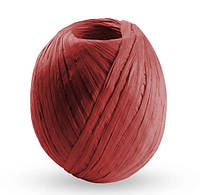 Рафия Trikolino Air Max красный 180 м (Нитки, соломка для вязания шляп, сумок)
