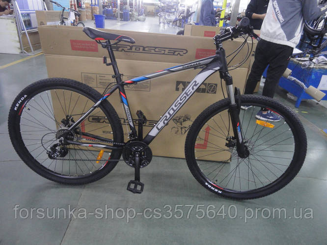 Купити Гірський велосипед Crosser Thomas 29 дюймів рама 19 чорно ...