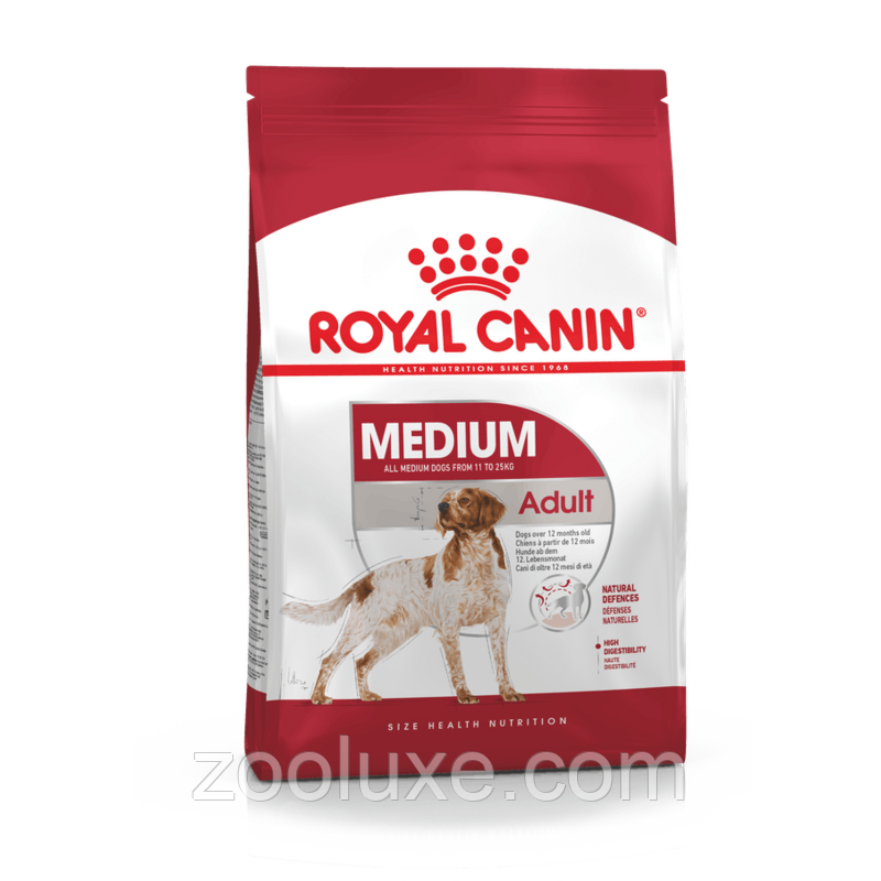 Royal Canin Medium Adult 4 кг / Роял Канін Медіум Едалт 4 кг — корм для собак
