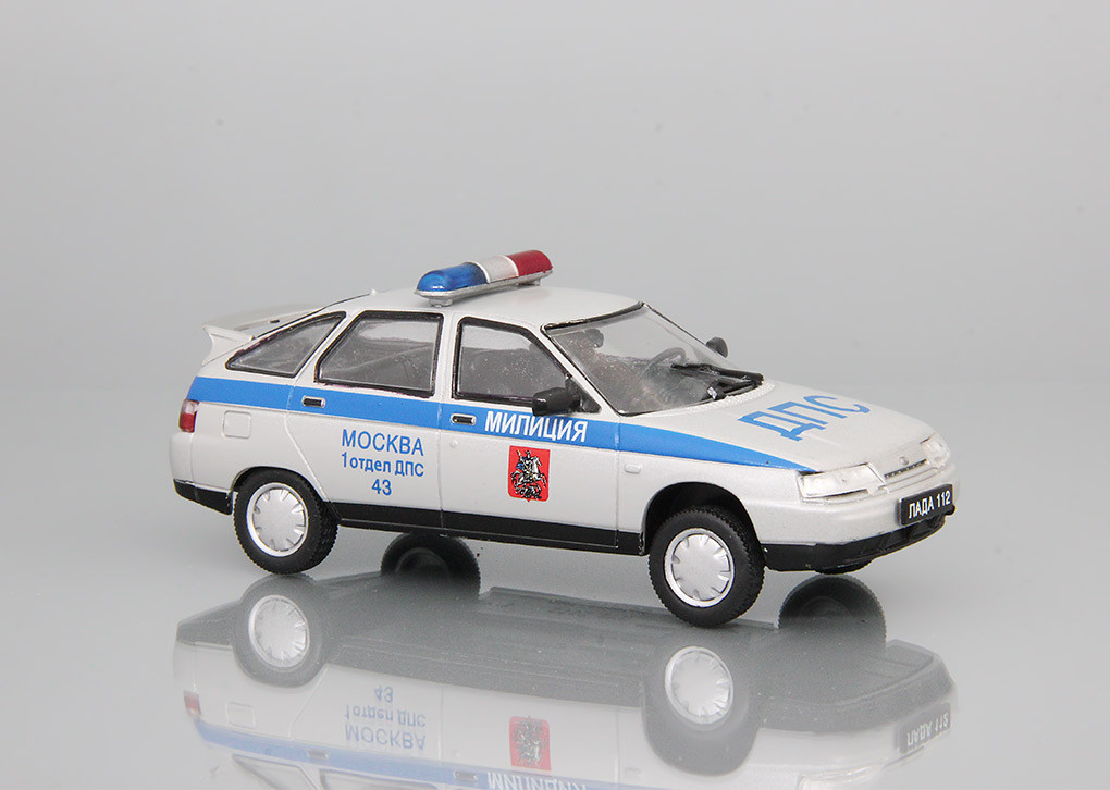 Автомобіль на Службі №10 ВАЗ-2112 ДПС (Дорожньо-патрульна служба) | Deagostini, фото 1