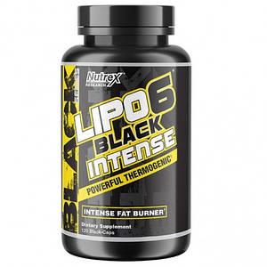 Жироспалювач Nutrex Lipo-6 Black Intense Powerful Thermogenic 120 капс.