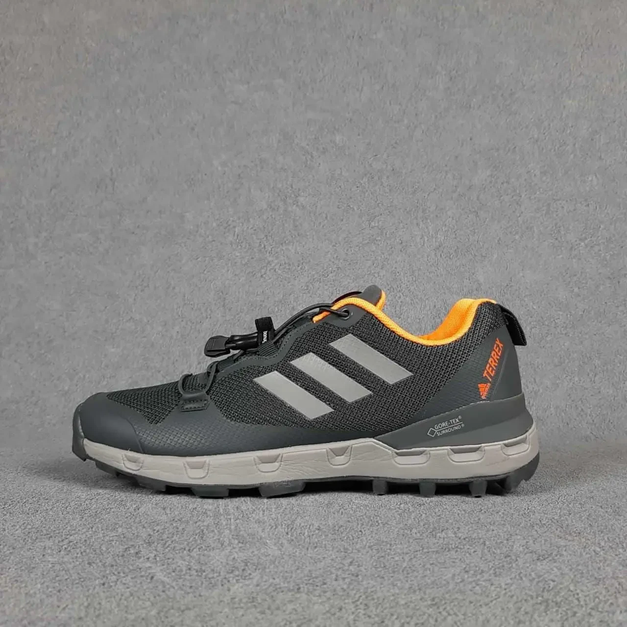 Мужские кроссовки Адидас Терекс Adidas terrex 375 race bonuge Серые с ...