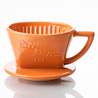 Пуровер Cafec Arita Ware Dripper 101, Оранжевый