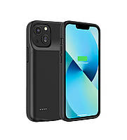 Чохол акумулятор AmaCase для iPhone 14 Чорний (3500 мАч)