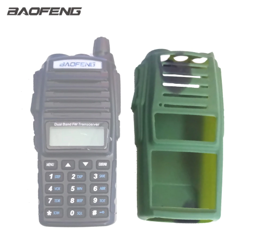 Силіконовий чохол для рації Baofeng UV-82, камуфляж (camouflage)