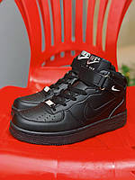 Nike Air Force! Кросівки чорні Nike Air Force High Black!