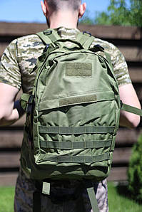 Тактичний штурмовий військовий рюкзак ЗСУ 30-35 л (олива, чорний, койот) Рюкзак армійський штурмовий.