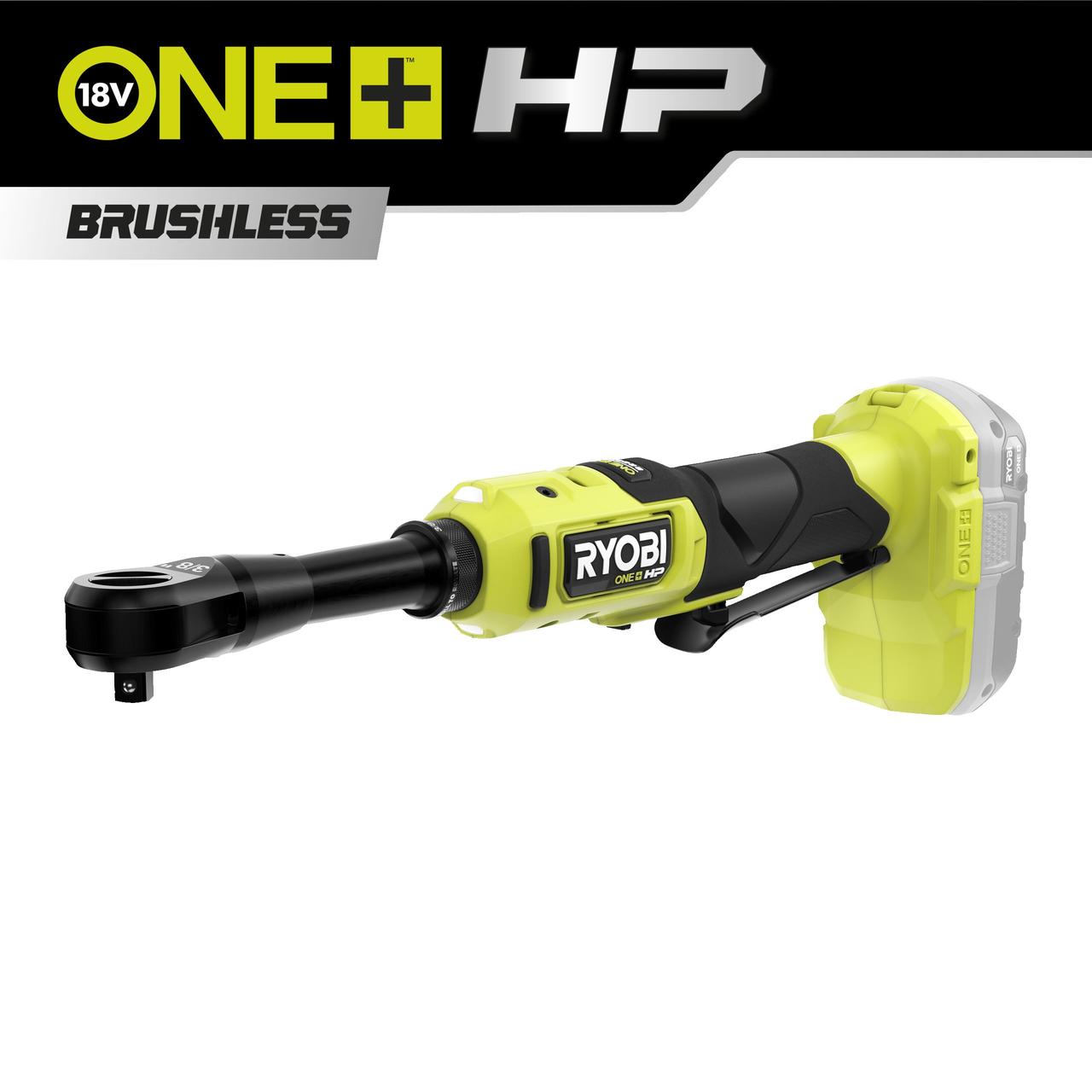 Акумуляторна безщіткова тріскачка RYOBI RRW1838X-0 ONE+, 18В 3/8", фото 1