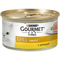 Gourmet Gold (Гурмэ Голд) консервы для кошек паштет с курицей 85г*24шт