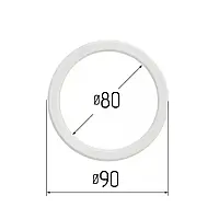 Термокільце для натяжних стель d - 80 мм