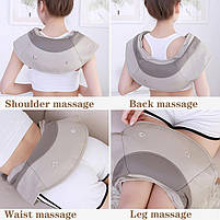 Ударний Вібромасажер для спини, плечей і шиї Cervical Massage Shawls-1947, фото 3
