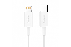 Кабель Baseus Superior Series Fast Charging Cable Type-C to Lightning PD 20W 0.25m CATLYS-02 White, фото 3