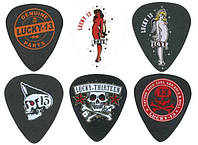 Набор медиаторов DUNLOP LUCKY 13 ARTIST SERIES PICK .60MM