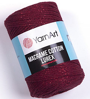 Пряжа Macrame cotton Lurex-739