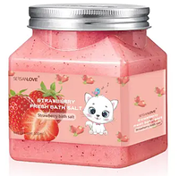 Отшелушивающий скраб с экстрактом клубники SERSANLOVE STRAWBERRY FRESH BATH SALT, 500 г