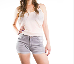 Шорти джинсові сірі стильні короткі