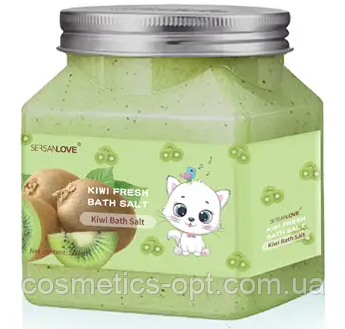 Відлущувальний скраб з ківі SERSANLOVE KIWI FRESH BATH SALT, 500 г