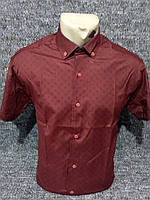 Рубашка мужская cтрейчевая, молодёжная р-ры S-2XL (3цв) "ROLADA" недорого от прямого поставщика