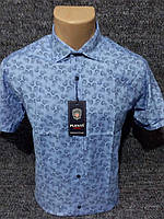 Рубашка мужская cтрейчевая, молодёжная р-ры S-2XL (2цв) "ROLADA" недорого от прямого поставщика