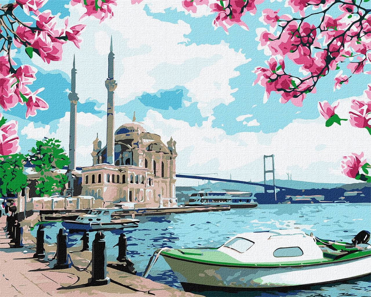 Картина за номерами 40×50 см. Турецьке узбережжя. Ідейка. КНО2757