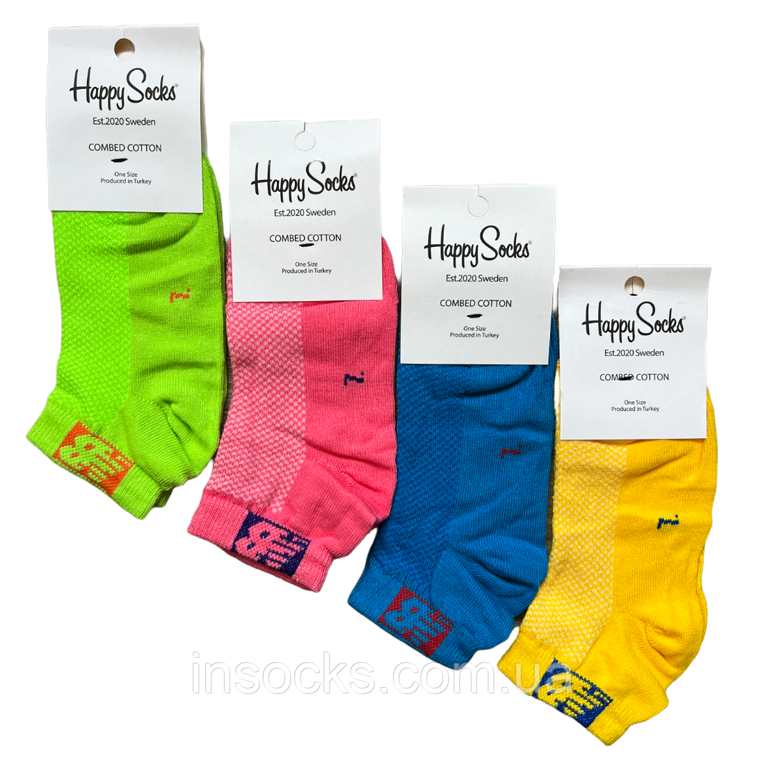 Шкарпетки дитячі літні "Happy Socks" NB. Сетка. 11 років.
