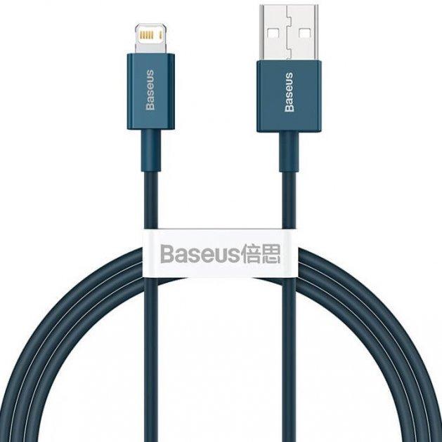 Кабель Baseus Superior Series Fast Charging Cable USB to Lightning 2.4A 1m CALYS-A03 Blue