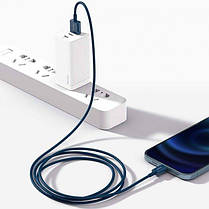 Кабель Baseus Superior Series Fast Charging Cable USB to Lightning 2.4A 1m CALYS-A03 Blue, фото 3