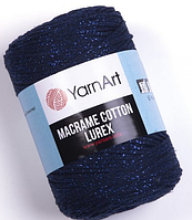 Пряжа Macrame cotton Lurex-740