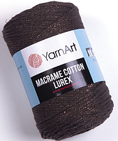 Пряжа Macrame cotton Lurex-736