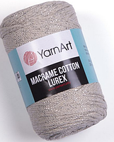 Пряжа Macrame cotton Lurex-725