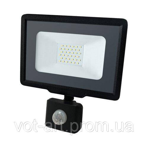 Світлодіодний прожектор BIOM 30W S5-SMD-30-Slim+Sensor 6200 К 220 V IP65 з