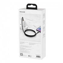 Кабель Baseus Tungsten Gold Fast Charging Cable Type-C to Lightning PD 20W 1m CATLWJ-01 Black, фото 4
