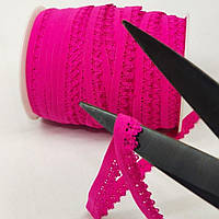 Резинка для пошива нижнего белья (отделочная) 13мм на метраж розовая