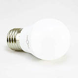 Світлодіодна лампа Biom BT-563 G45 7 W E27 3000 К матова, фото 5