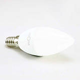 Світлодіодна лампа Biom BT-550 C37 4 W E14 4500 K матова, фото 4