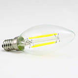 Світлодіодна лампа Biom FL-306 C37 4W E14 4500 K, фото 2