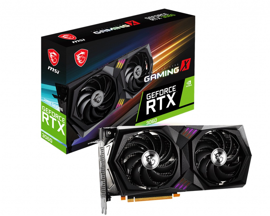 Відеокарта GF RTX 3060 12 GB GDDR6 Gaming X MSI (GeForce RTX 3060 GAMING X 12G) Refurbished