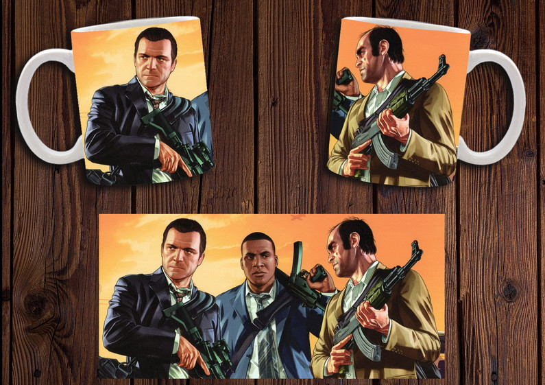 Чашка "GTA V" / Кружка ГТА 5 №7